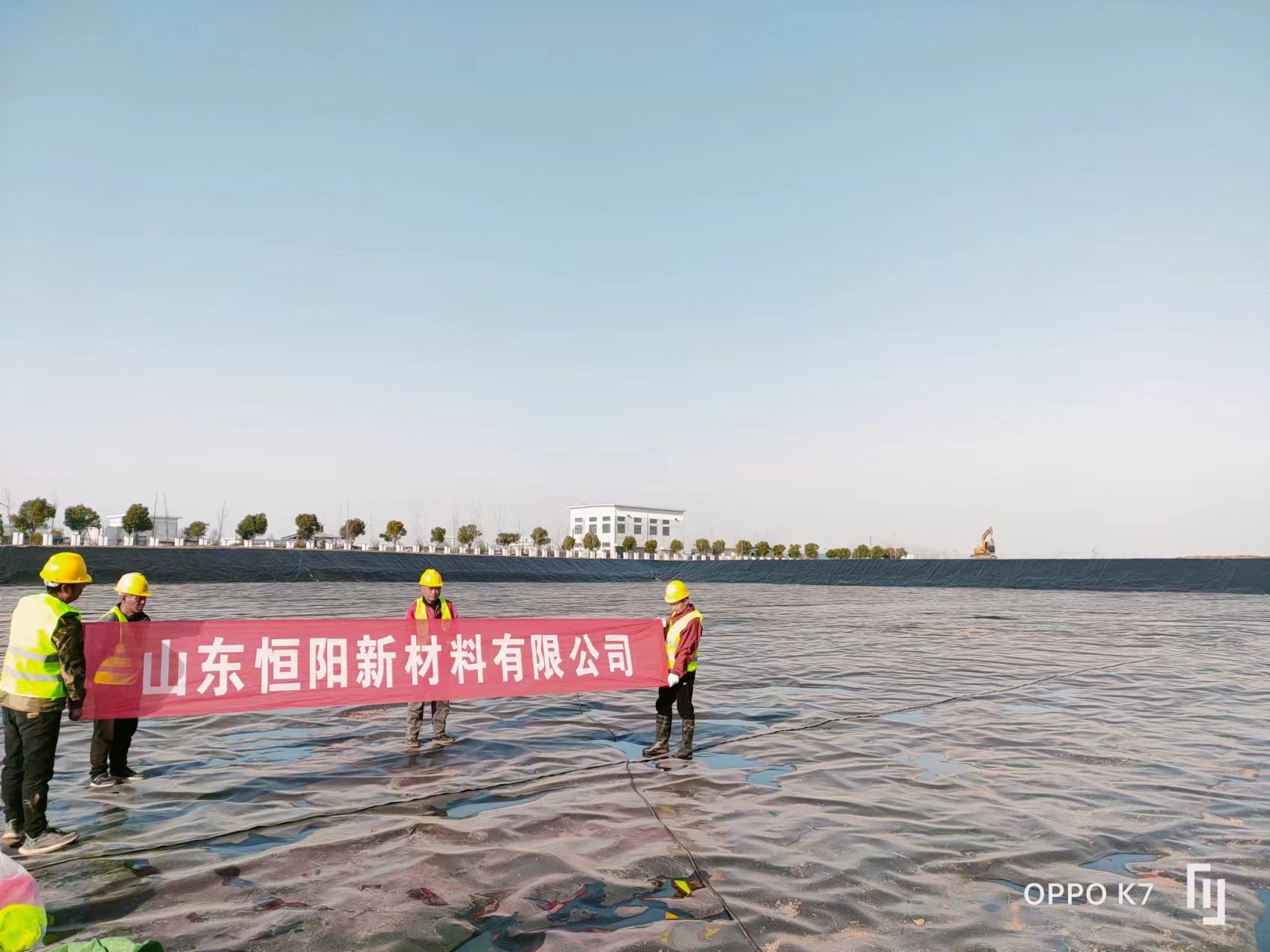 蓄水池土工膜防渗施工案例