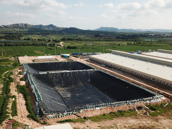 污水池氧化塘防渗工程HDPE土工膜施工 化粪池防渗处理
