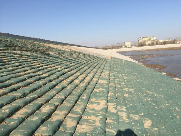 水利护坡防护工程生态袋水泥毯护坡施工 河道边坡治理