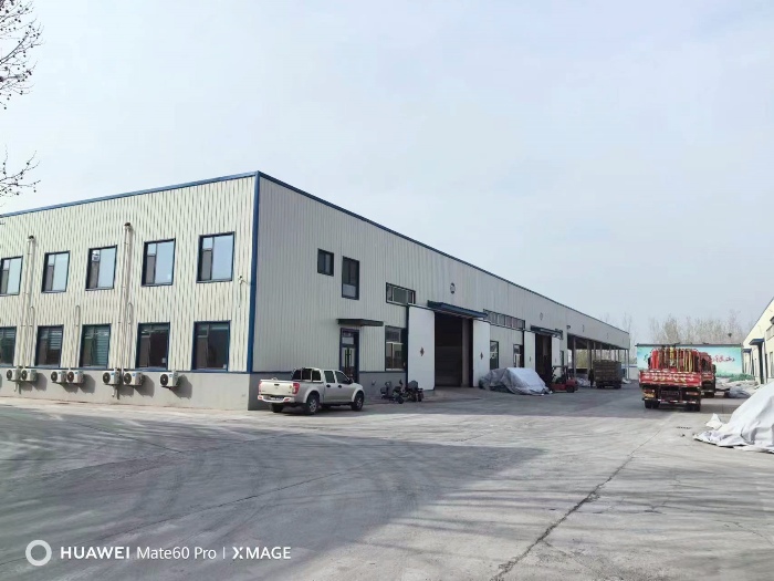 垃圾填埋场土工材料备货现场，光面土工膜，糙面土工膜，长丝土工布，山东恒阳新材料